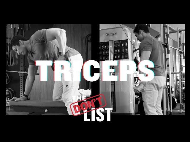 Stop These Time-Wasting Triceps Exercises & Do These Instead | The Don't List | Men’s Health Muscle