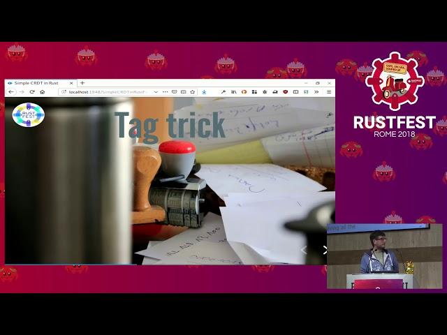 RustFest Rome 2018 -  Matteo Bertini : Simple CRDT in Rust