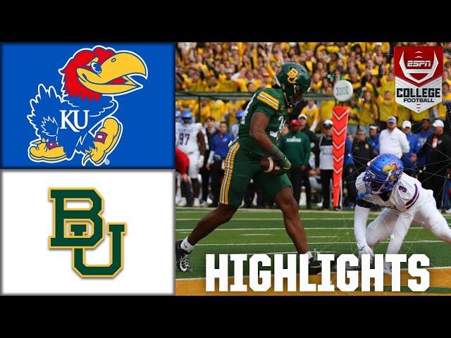 Kansas Jayhawks vs. Baylor Bears | Full Game Highlights | ESPN College Football