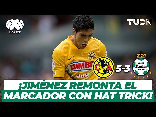 ¡Qué partido! América remonta con HAT TRICK de Raúl Jiménez | América 5-3 Santos - 2014 | TUDN