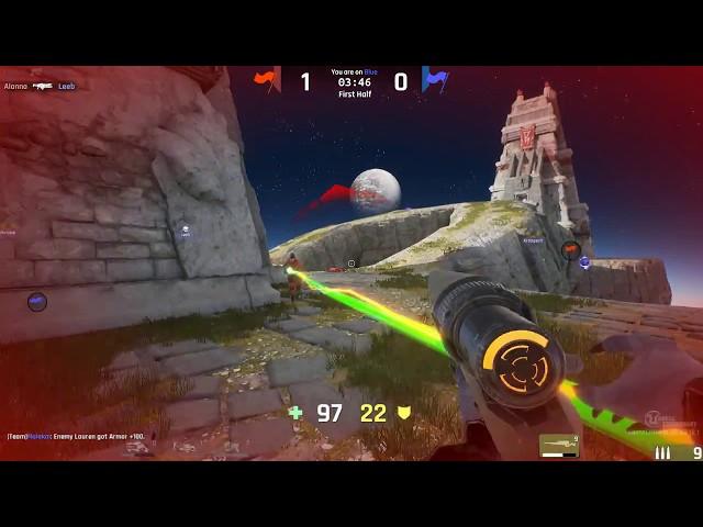 Unreal Tournament 4 - Capture the Flag in Facing Worlds