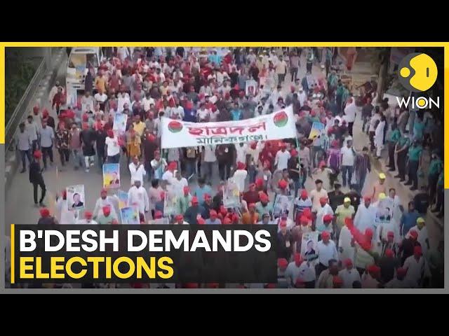 Protesters In Bangladesh Demands Elections | World News Latest | WION