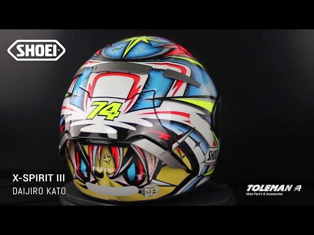 Capacete Shoei X-Spirit III Daijiro Kato Oficial - Loja Oficial Shoei - Toleman.com.br (X-fourteen)