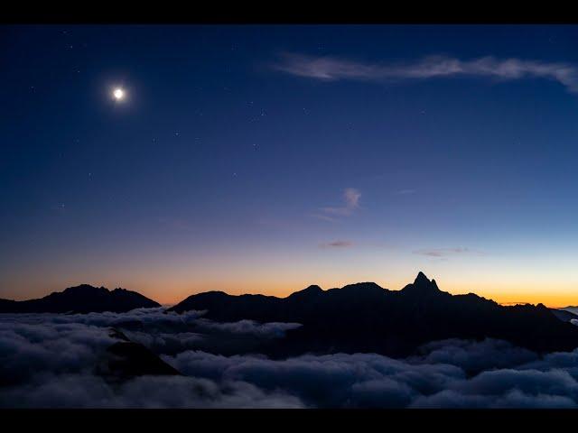 Sunset to Dawn at the summit of Mt.Otensho