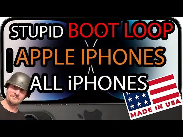 iPhones most common boot loop problem in most all new iPhones 2024