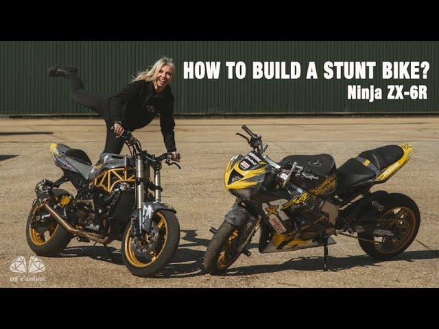 Build by One Of The Best UK Stunt Riders Stunt Bikes Ninja ZX-6R