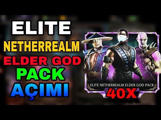 AŞIRI İYİ BAŞLADIK | 40X Elite Netherrealm Elder God Pack Açımı | Mk Mobile