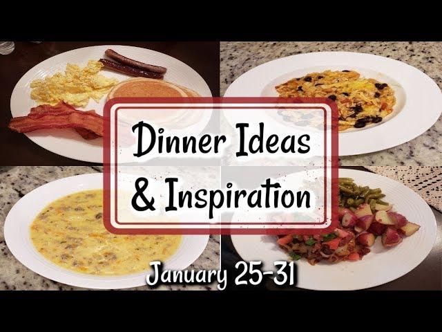 WHAT'S FOR DINNER? | JANUARY 25-31 | EASY MEAL IDEAS | MANDY IN THE MAKING