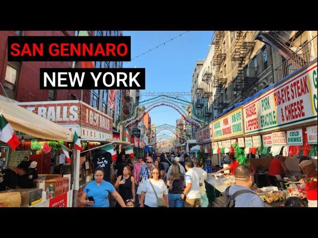 Live in NYC - San Gennaro Feast NYC 2024, Join Me.