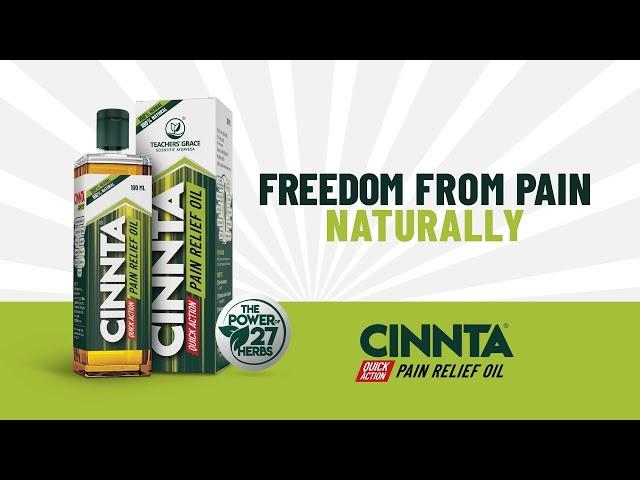 Pain Relief Oil | Back Pain, Waist Pain, and Joint Pain Treatment | Cinnta Pain Relief Oil