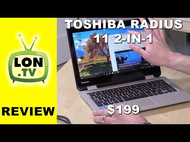 Toshiba Satellite Radius 11 2-in-1 Windows Laptop Review -  L10W-CBT2N01