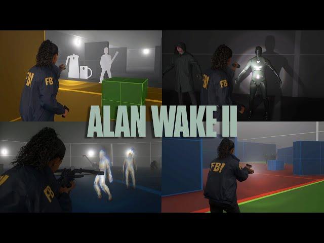 Alan Wake 2 Dev Rooms/Test Maps Exploration