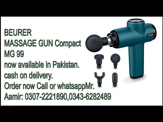 Beurer  MASSAGE GUN  COMPACT MG 99  | Product Review and Unboxing  | Karachi Pakistan