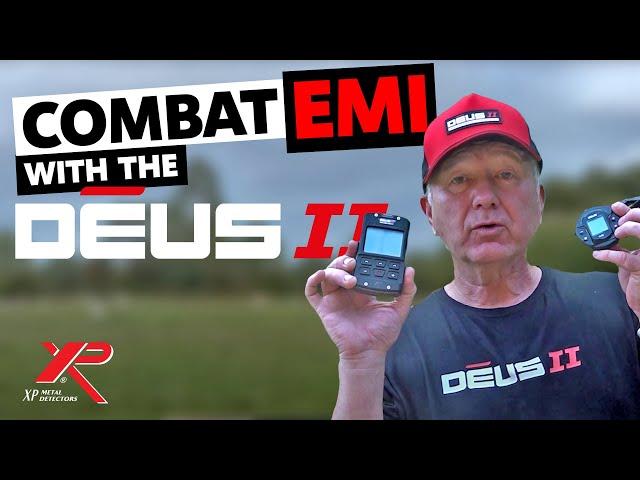 Say goodbye to Electromagnetic Interference (EMI) with the DEUS II metal detector