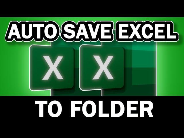 Auto Save Excel Workbook To Folder - File Name from Cell Value | usemybox