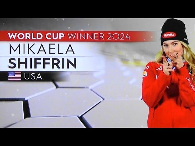 Mikaela Shiffrin -  WINNER 99 - Slalom - Gürgl -  RUN 2 - 2024.