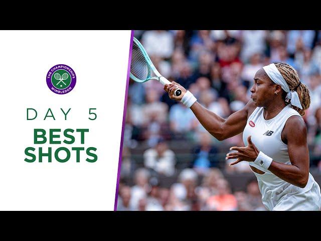 Magic from Coco and Tiafoe 🪄 | Best Shots | Day Five | Wimbledon 2024