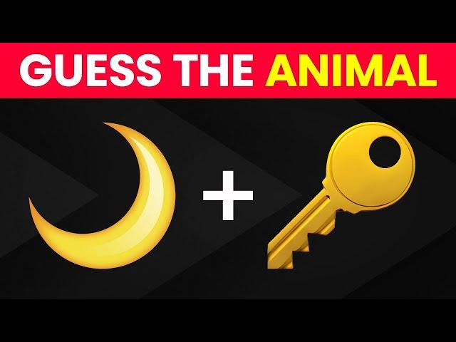 Can You Guess the ANIMAL by Emoji?  | Emoji Quiz