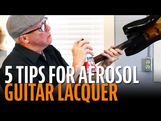 Dan Erlewine's 5 Tips for Aerosol Guitar Lacquer