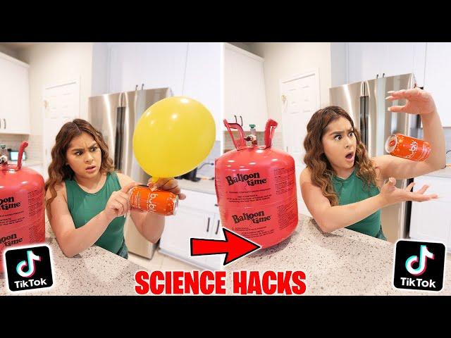 We TESTED VIRAL TikTok SCIENCE EXPERIMENTS! **they actually work** PART 1