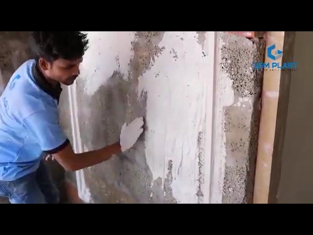 Gemplast Gypsum Plaster Interior and Exterior Plastering Solution....