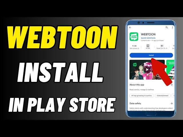 webtoon install | how to webtoon app download in play store | mntechwork