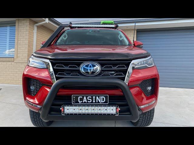 Dez Got Nudged. Fortuner Nudge Bar and Light Bar Install. Ep 8