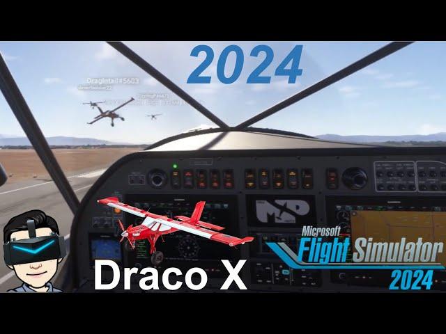 MSFS 2024 Draco X VR Formation Flight | Salt Lake to Provo, UT | Pimax Crystal Light