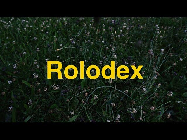 Aidan Knight - Rolodex (Lyric Video)