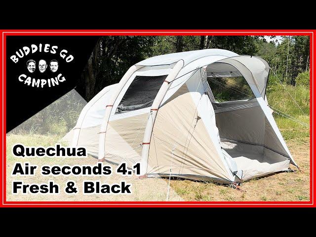 Quechua Air Seconds 4.1 Fresh & BlackAufbau, Roomtour, Abbau und unser Fazit für dich