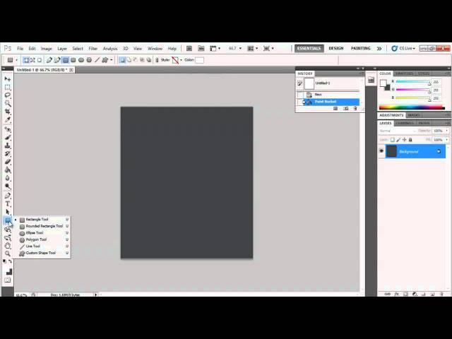 How to Draw a Circle in Photoshop CS3 : Photoshop Basics