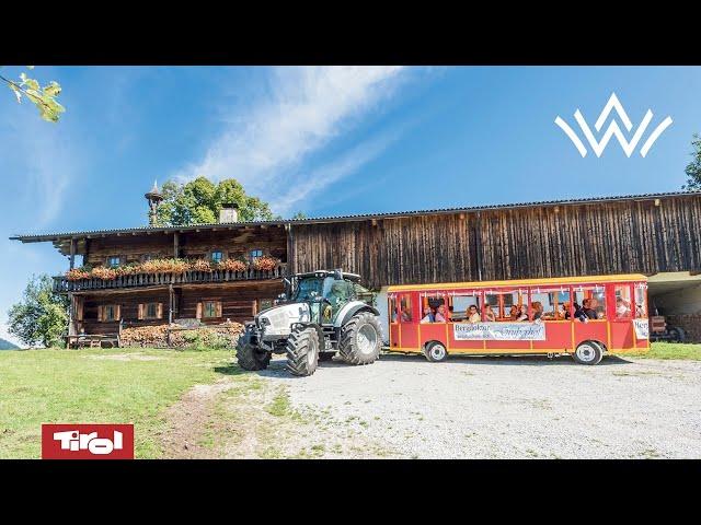 Traktorfahrt zum Gruberhof in der Region Wilder Kaiser