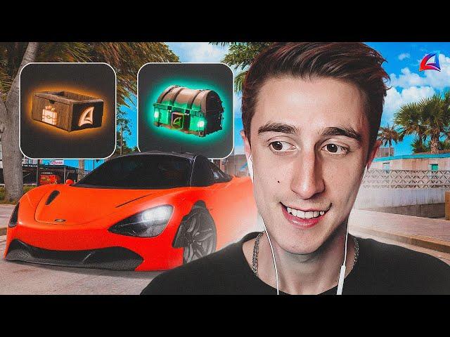 Открыл МАГИЧЕСКУЮ РУЛЕТКУ за 2.200 РУБЛЕЙ! + Шкатулку Кладоискателя В GTA SAMP!!