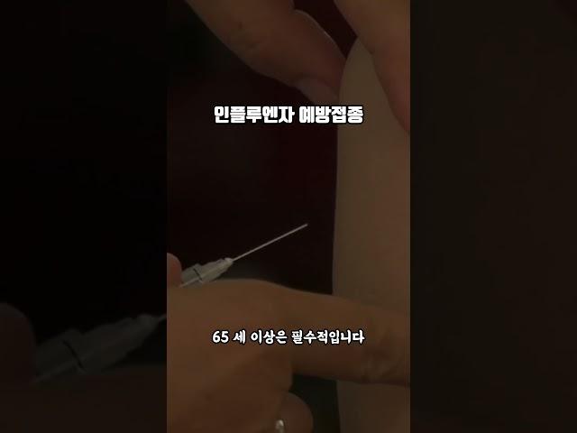 60대 이상, 반드시 맞아야 하는 예방접종 3가지 #3 인플루엔자