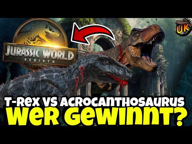 Wird er den T-Rex töten? Acrocanthosaurus VS T-Rex in Jurassic World Rebith | #jurassicworld