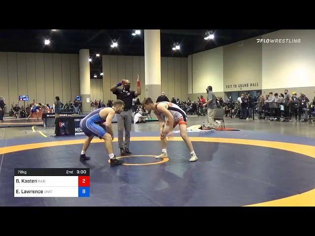 79 Kg Consolation Ben Kasten Rabid Dawg Wrestling Club Vs Evan Lawrence Unattached