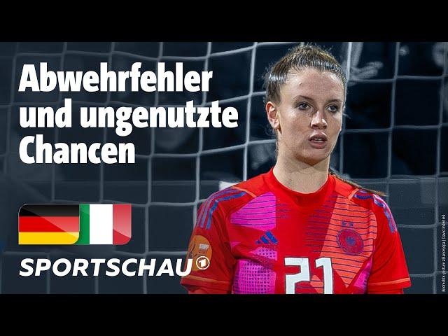 Deutschland - Italien Freundschaftsspiel, Highlights | Sportschau Fußball