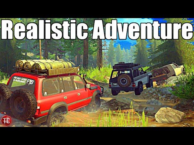 SpinTires MudRunner: REALISTIC OFF-ROAD ADVENTURE!! NEW TRUCKS!