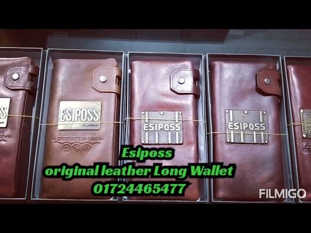 Original Esiposs leather long wallet