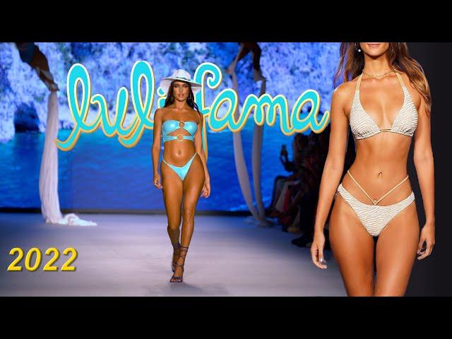 LULI FAMA 2022 - 4K | Miami Swim Week - Paraiso Tent | Swimwear Runway Show with Top Bikini Models