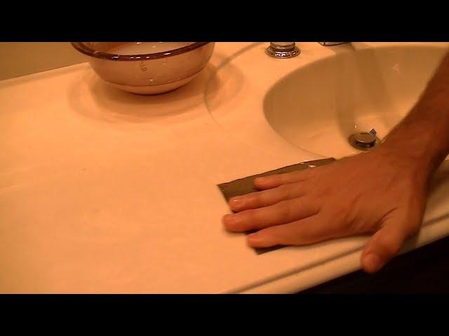 Restoring Cultured Marble Countertops | Polish Out Scratches Yourself