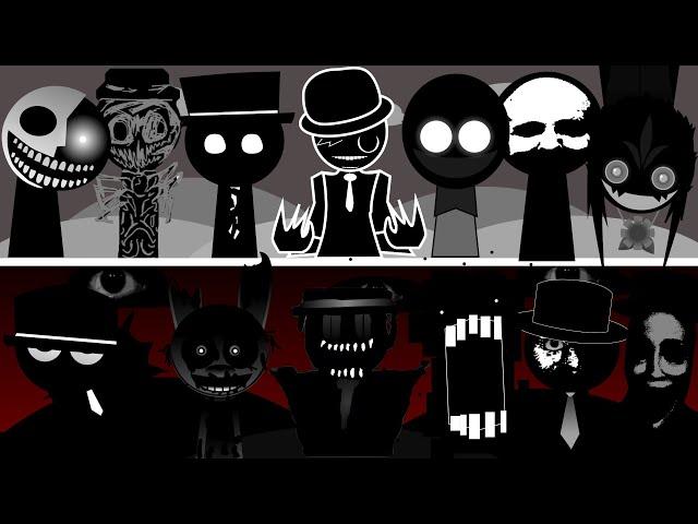 Incredibox Sprunki - All Black #2 | Normal Version Vs Horror Version