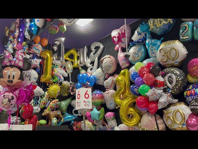 Party City Balloon Collection and Halloween Display 2022 #partycity #balloon #balloondecoration