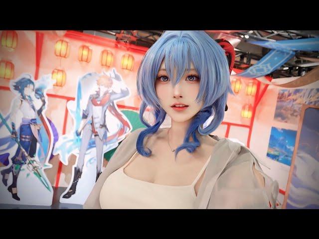 【原神展】限界オタ活甘雨の一日【コスプレVlog】 #genshinimpact #原神