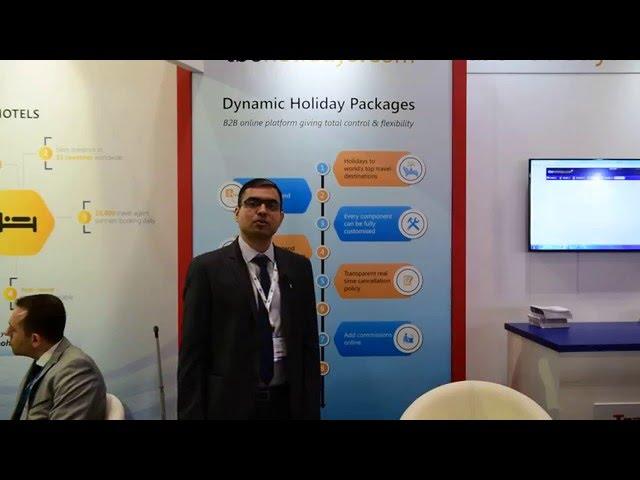 Introduction to 'Dynamic Holiday Packages' platform by Mr. Gaurav Bhatnagar, MD, TBO Holidays