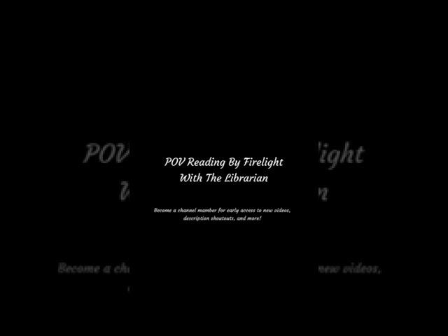 POV Reading By Firelight With The Librarian ASMR #m4a #asmrrp #asmr #asmrboyfriend #romance