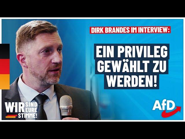 Interview Dirk Brandes zum 15. AfD-Bundesparteitag in Essen