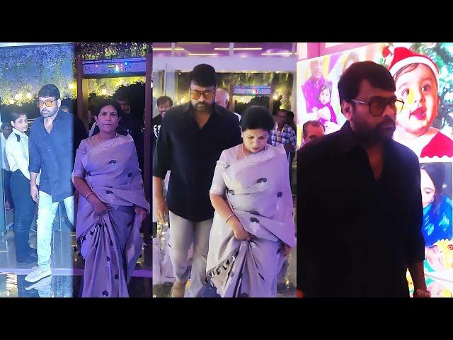 Mega Star Chiranjeevi Visuals @ Producer Dil Raju Son Anvai Birthday Celebration