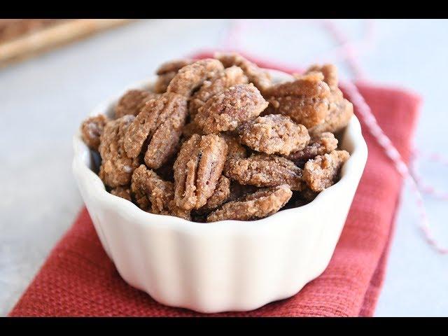 Easy Cinnamon and Sugar Candied Pecans