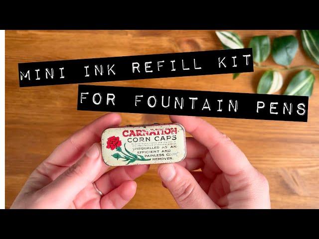 Mini Ink Refill Kit For Fountain Pens DIY